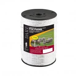 Dare Heavy Duty Polywire. Comb. Of PE & 6 strands of Stainless Steel., 3177