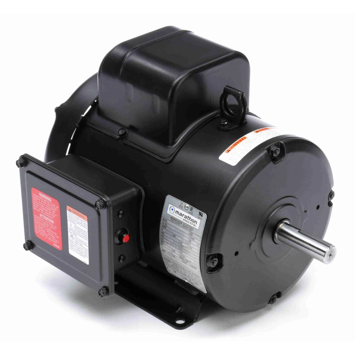 Marathon Motors 2 HP, 1800, Tefc, 182tz, 1/60/115/230v Motor, Z112A 2 Marathon Motors 2 HP, 1800, Tefc, 182tz, 1/60/115/230v Motor, Z112A - Image 2