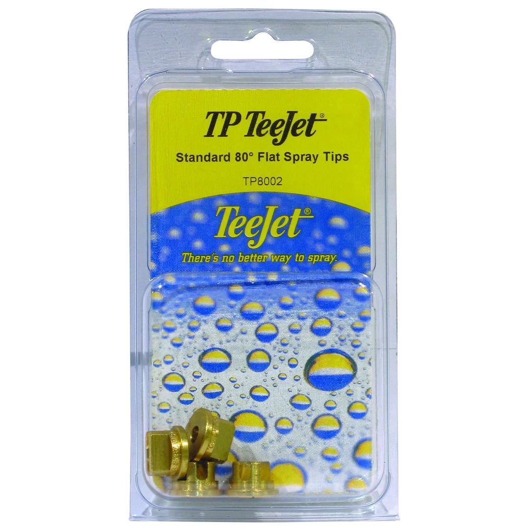 Teejet Standard 80 Degree Flat Spray Tips, TP8002, 4-Pack, 7771015 1 Teejet Standard 80 Degree Flat Spray Tips, TP8002, 4-Pack, 7771015