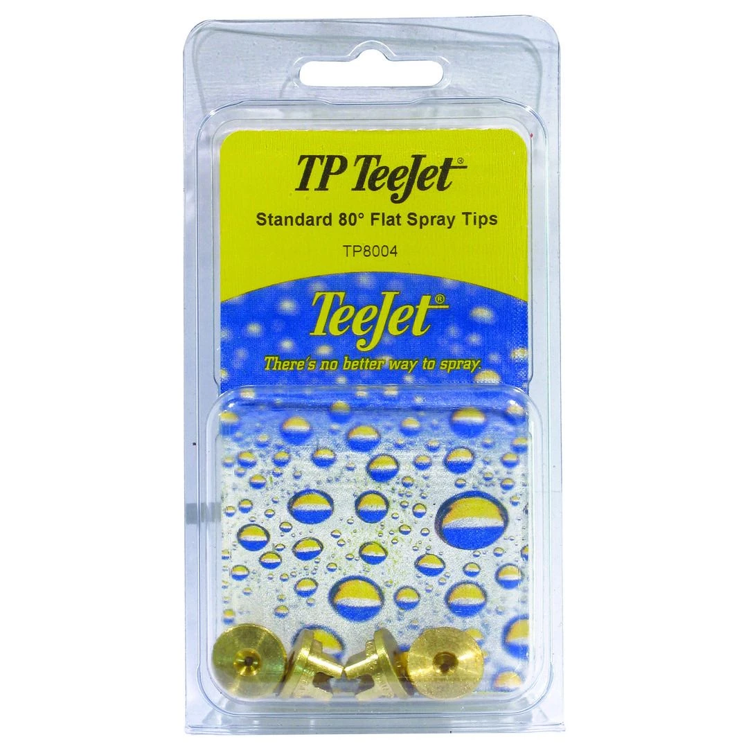 Teejet Standard 80 Degree Flat Spray Tips, TP8004, 4-Pack, 7771017 1 Teejet Standard 80 Degree Flat Spray Tips, TP8004, 4-Pack, 7771017