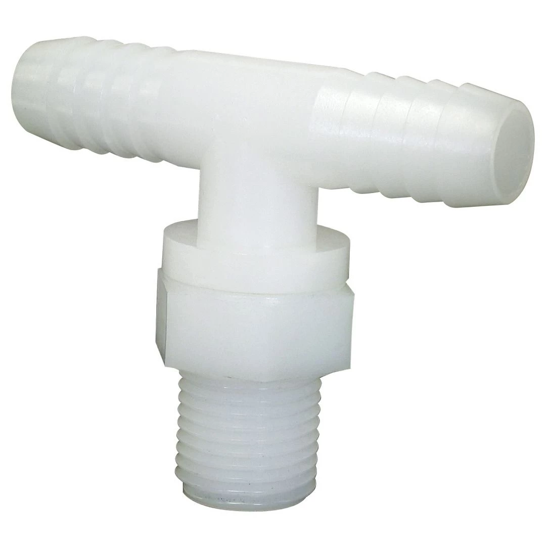 Fimco Nylon Hose Barb Tee, 7771889, 1/2 IN 1 Fimco Nylon Hose Barb Tee, 7771889, 1/2 IN