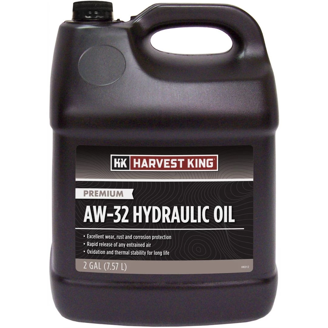 Harvest King Premium Hydraulic Oil, AW-32, HK012, 2 Gallon 1 Harvest King Premium Hydraulic Oil, AW-32, HK012, 2 Gallon