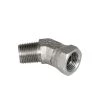 Apache Style 1503 Male Pipe Thread Female Pipe Thread 45 Deg Swivel Hydraulic Adapter, 1/2 IN x 1/2 IN, 39005550