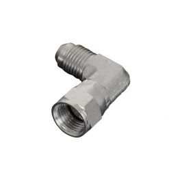 Apache Style 6500 Male JIC Female JIC 90 Deg Swivel Hydraulic Adapter, 3/8 IN x 3/8 IN, 39035544