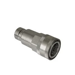 Apache Quick Disconnect Flat Face Male Tip Female Coupler Skid Steer Coupler (FAE56494), 1/2 IN x 1/2 IN, 39040722