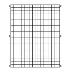 Yardlink Multi-Purpose Fence Panel, Black, 36 IN x 44 IN, 795010