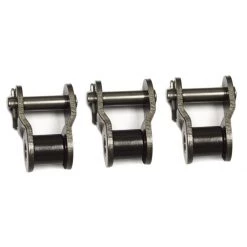 D.I.D. Heat Treated Carbon Steel Off-Set Links, Ansi #60, 3-Pack, HL60-3PK