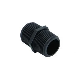 Banjo Polypropylene Pipe Fittings: Short 1 IN Nipple, M1000PBG1