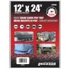 Erickson Heavy-Grade Poly Tarp, Silver, 57018, 12 FT x 24 FT