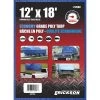 Erickson Economy Grade Poly Tarp, Blue, 57008, 12 FT x 18 FT
