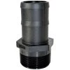 Green Leaf Straight Adapter, 3 IN Male NPT x 3 IN Hose Barb, SCH80, HB300