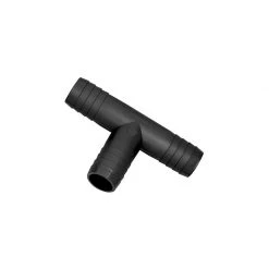 Green Leaf Insert Tee, 1/8 IN Hose Barb x 1/8 IN Hose Barb x 1/8 IN Hose Barb, T18P