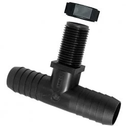 Green Leaf Straight Adapter, 3/8 IN Hose Barb, NTT38P-1PK