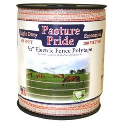 Parmak Pasture Pride Polytape 1/2 IN, 656 Feet / 200 Meters, 953
